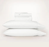Signature Embellished Sheet Set White/White Embroidered