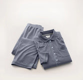 Soft Knit Long Sleeve & Pants Pajama Set Mineral