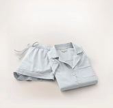 Signature Short Sleeve & Shorts Pajama Set Sky