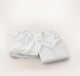 Signature Short Sleeve & Shorts Pajama Set White