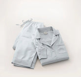 Signature Long Sleeve & Pants Pajama Set Sky