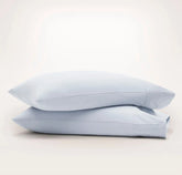 Percale Hemmed Pillowcase Set Hydrangea