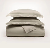 Signature Hemmed Duvet Set Oak