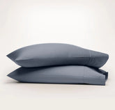 Percale Hemmed Pillowcase Set Mineral