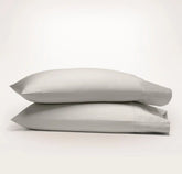 Signature Hemmed Pillowcase Set Pewter