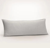 Waffle Pillow Cover Pewter