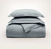 Signature Hemmed Duvet Set Bluestone