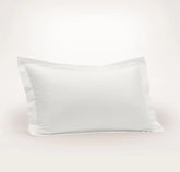 Signature Hemmed Sham White