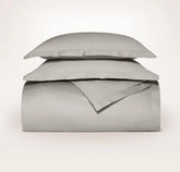 Signature Hemmed Duvet Set Pewter
