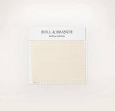 Percale Hemmed Fabric Swatch Natural