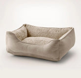 Piped Edge Pet Bed Biscuit