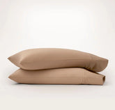 Signature Hemmed Pillowcase Set Camel