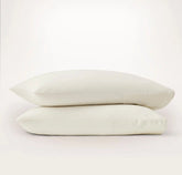 Signature Embellished Pillowcase Set Cream/Cream Piped Edge