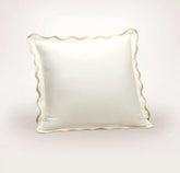 Signature Embellished Sham Cream/Sand Curved Edge