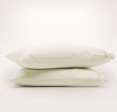 Signature Embellished Pillowcase Set Cream/Sand Ladder Stitch