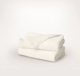 Turkish Ribbed Hand Towels (Pair) Cream