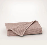Turkish Ribbed Bath Towel Dusty Rose