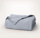 Waffle Bed Blanket Hydrangea/Bay Whipstitch