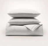 Signature Embellished Duvet Set Mist/Mist Ladder Stitch