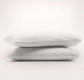 Signature Embellished Pillowcase Set Mist/Mist Ladder Stitch