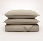 Signature Stripe Quilt Set Oak