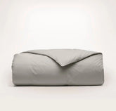 Percale Quilted Down Comforter Pewter