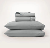 Signature Embellished Sheet Set Shore/Bluestone Piped Edge