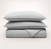 Signature Stripe Quilt Set Shore