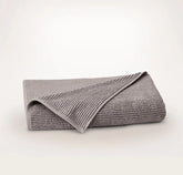 Turkish Ribbed Bath Sheet Stone