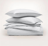 Signature Vintage Washed Duvet Set Vintage Sky
