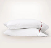 Signature Embellished Pillowcase Set White/Holly Embroidered