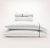 Signature Embellished Sheet Set White/Night Embroidered