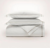 Signature Embellished Duvet Set White/Oak Embroidered