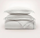 Signature Embellished Duvet Set White/Shore Embroidered