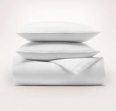 Signature Embellished Duvet Set White/White Ladder Stitch