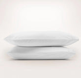 Signature Embellished Pillowcase Set White/White Ladder Stitch