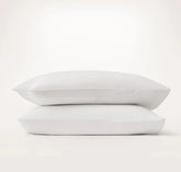 Signature Embellished Pillowcase Set White/White Piped Edge