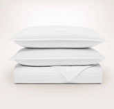 Signature Stripe Quilt Set White