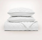 Signature Handstitched Cloud Comforter Set White