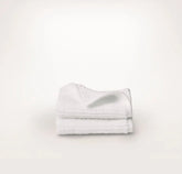Turkish Ribbed Washcloths (Pair) White
