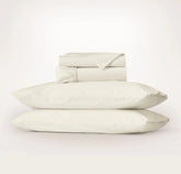 Percale Vintage Washed Sheet Set Vintage Cream