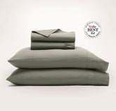 Percale Hemmed Sheet Set Juniper
