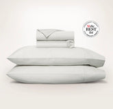 Percale Hemmed Sheet Set Mist