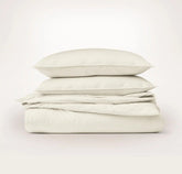 Percale Vintage Washed Duvet Set Vintage Cream