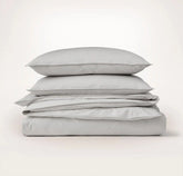 Percale Vintage Washed Duvet Set Vintage Mist