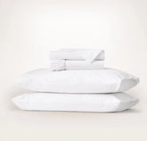 Percale Vintage Washed Sheet Set Vintage White