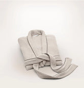 Waffle Robe Pewter/Stone