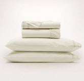 Signature Embellished Sheet Set Cream/Sand Ladder Stitch