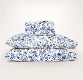 Signature Hemmed Sheet Set Navy Botanical