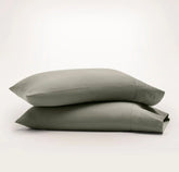 Percale Hemmed Pillowcase Set Juniper